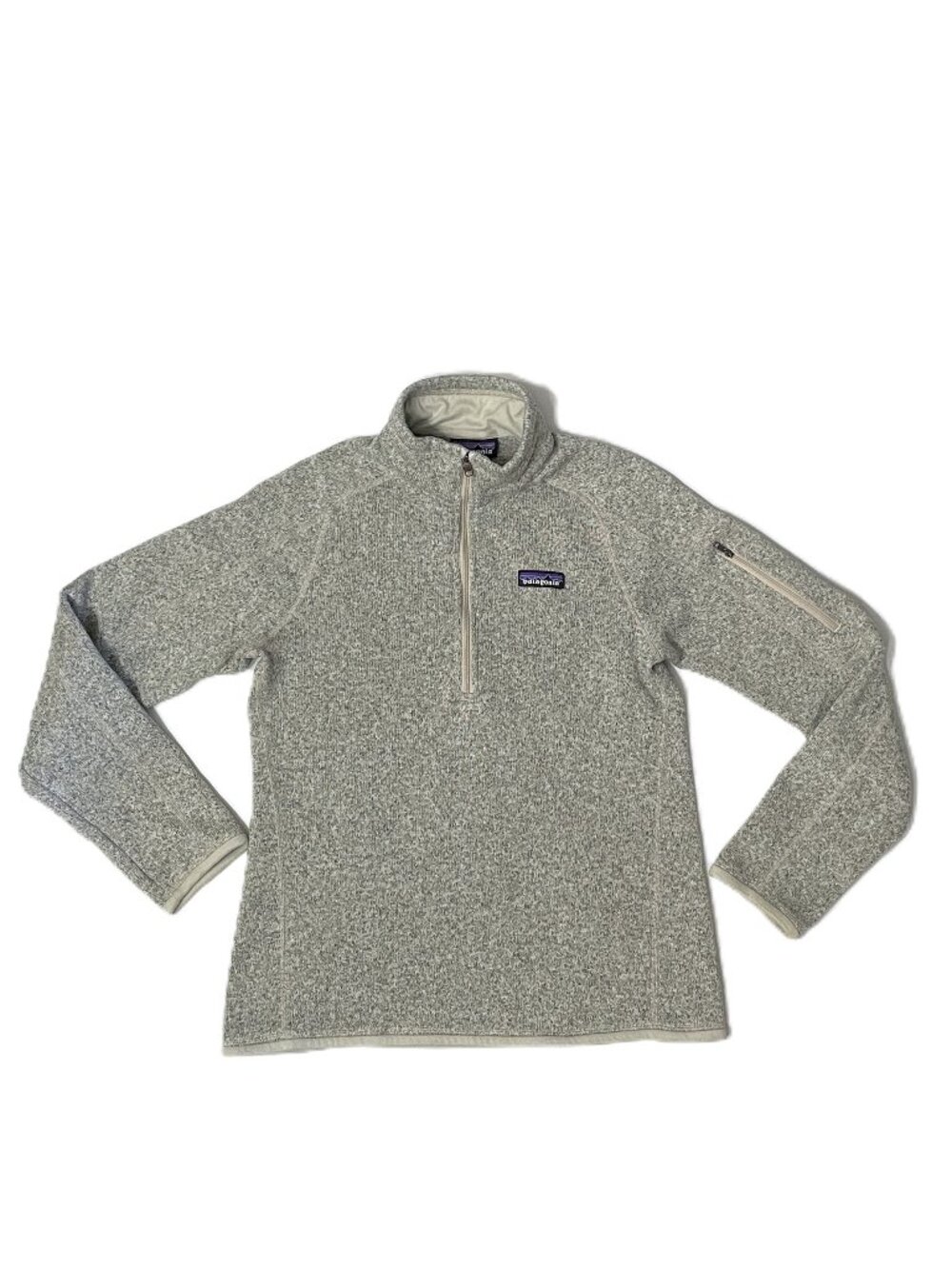 Patagonia Better Sweater Women’s Small 1/4 Zip Fleece Pullover Gray 25618
